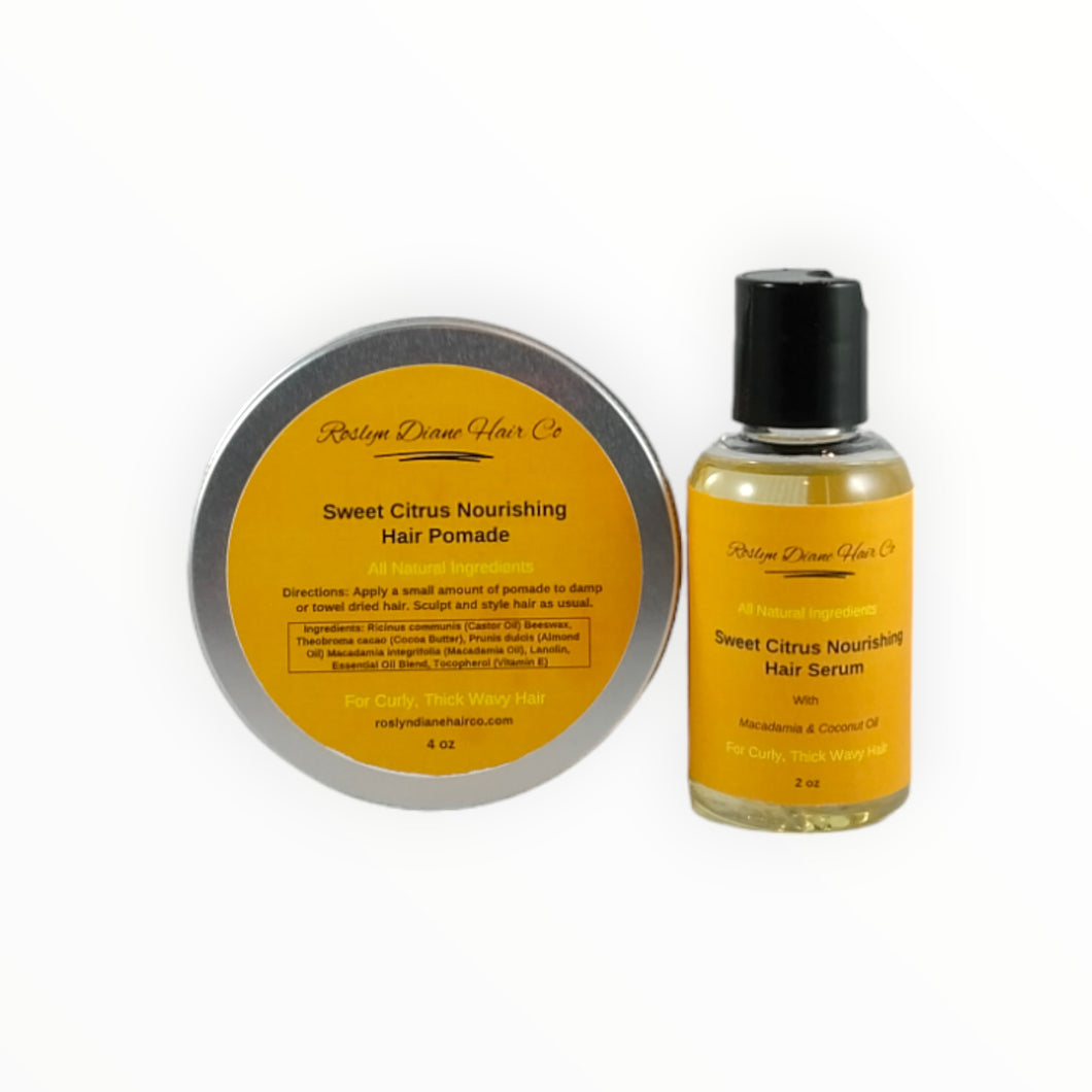 Sweet Citrus Nourishing Hair Shine Duo